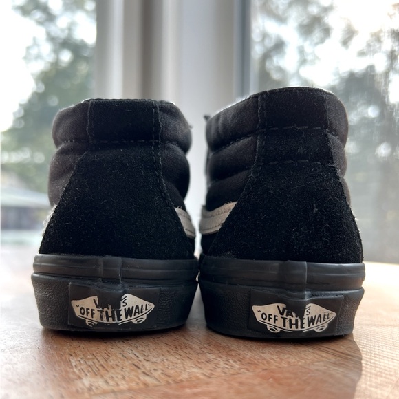 VANS SK8-MID REISSUE V, KIDS, BLACK, SIZE 13, UNISEX - Picture 4 of 9